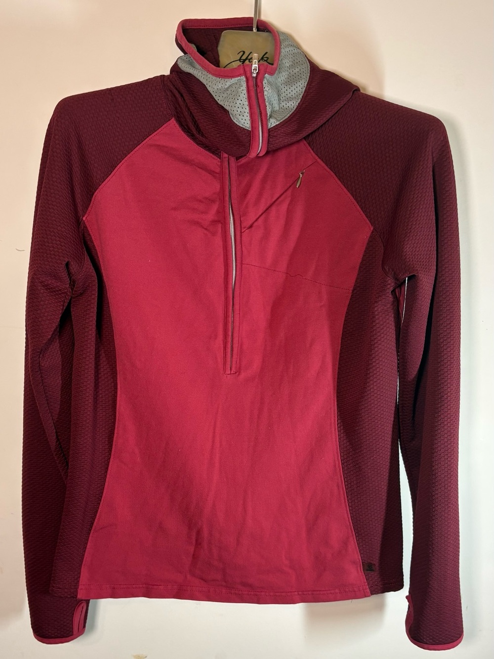 The North Face Vintage Maroon Half-Zip Performance Top Women’s Large